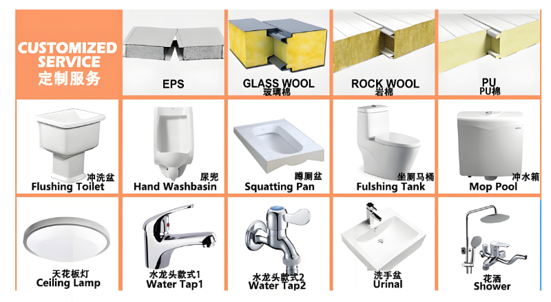 20TF Retractable Container Room