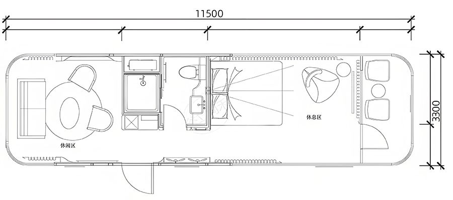 Prefab Camping Resort House D7