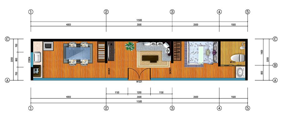 20FT/40FT Apple Cabin Group 20TF/40TF Apple Cabin Group