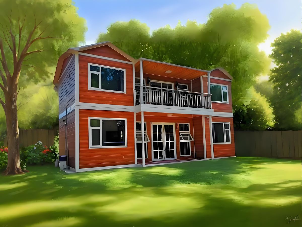 Detachable container house mobile office