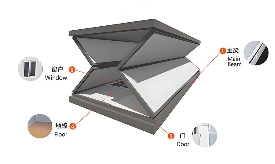 20TF Folding Container House