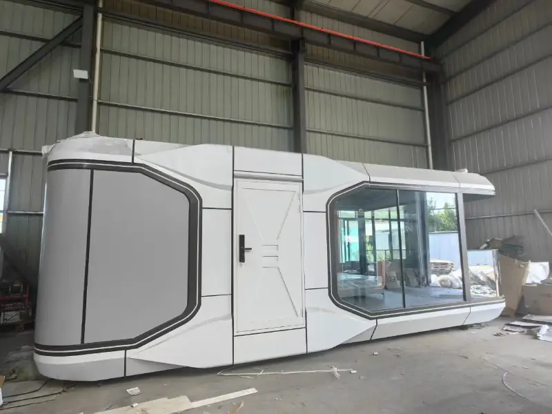 SXKON Capsule house D7 — New Modular Pod Targets Glamping, Short-stay Rentals, a