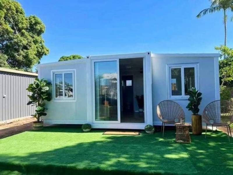 SXKON 20FT Retractable Container Room Hall with Shade: Revolutionizing Modular S