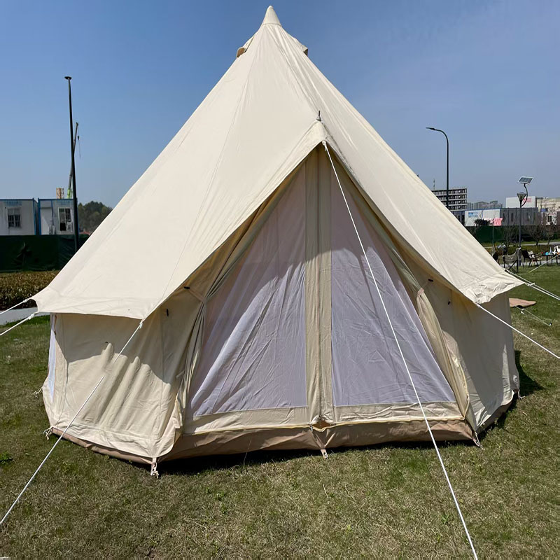 SXKON Spacious 20FT beige canvas bell tent