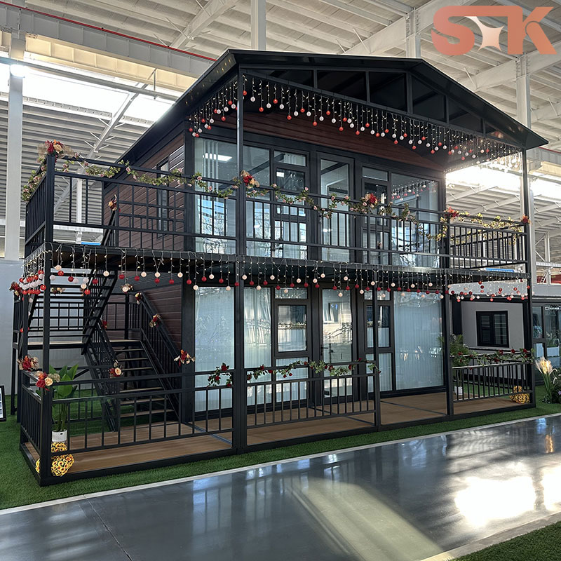 SXKON 2-story Flat roof expandable folding house